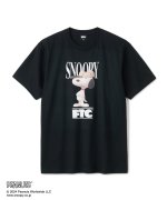 画像1: PEANUTS x FTC " SNOOPY / TEE " - BLACK   FTC024PST01   (1)