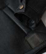 画像7: FORMER " SHERPA LEATHER JACKET " - BLACK (7)