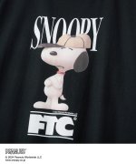 画像2: PEANUTS x FTC " SNOOPY / TEE " - BLACK   FTC024PST01   (2)