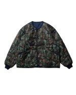 画像3: EVISEN " REVERSIBLE SOUVENIR QUILTED JKT " - NAVY (3)