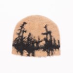 画像2: HODDLE " FAUX MOHAIR SKULL BEANIE " - TAN (2)