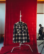 画像8: FORMER / DION AGIUS COLLECTION " FLANNEL LS SHIRT " - BROWN (8)