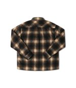 画像7: FORMER / DION AGIUS COLLECTION " FLANNEL LS SHIRT " - BROWN (7)