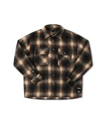 画像6: FORMER / DION AGIUS COLLECTION " FLANNEL LS SHIRT " - BROWN (6)