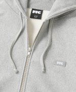 画像2: FTC " REFLECTIVE SMALL BOX LOGO ZIP UP HOODY " - GRAY (2)