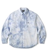 画像1: FTC " WASHED TWILL SHIRT " - DYED BLUE (1)