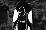 画像3: KROOKED " HATE BEAMER DECK ARTWORK BY MARK GONZALES (BLACK)   / SKATESHOP DAY 2025 LTD " - 10.75inch (3)