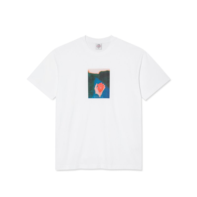 画像1: POLAR SKATE CO. " TEE | HEART IN HAND " - WHITE  (1)