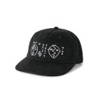 画像1: POLAR SKATE CO. " JAMES CAP | SPLIT IN HALF " - BLACK (1)